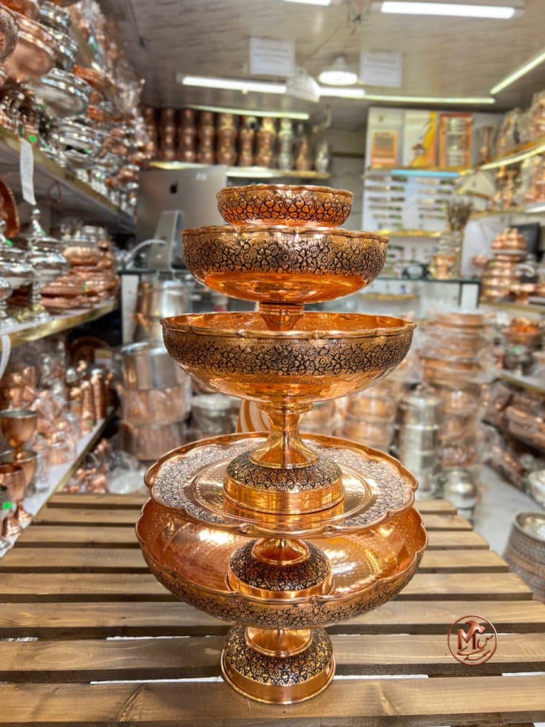 ست پذیرایی گلبرگ زنجان ۵ پارچه — تصویر ۶