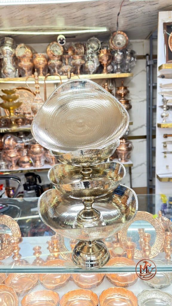 ست پذیرایی مینیمال کروم چکشی زنجان — تصویر ۳