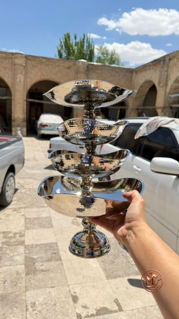 ست پذیرایی مینیمال کروم چکشی زنجان — تصویر ۶