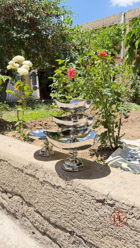 ست پذیرایی مینیمال کروم چکشی زنجان — تصویر ۸