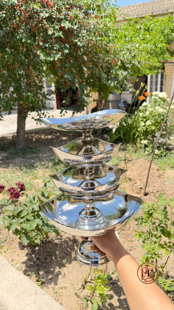 ست پذیرایی مینیمال کروم چکشی زنجان — تصویر ۹