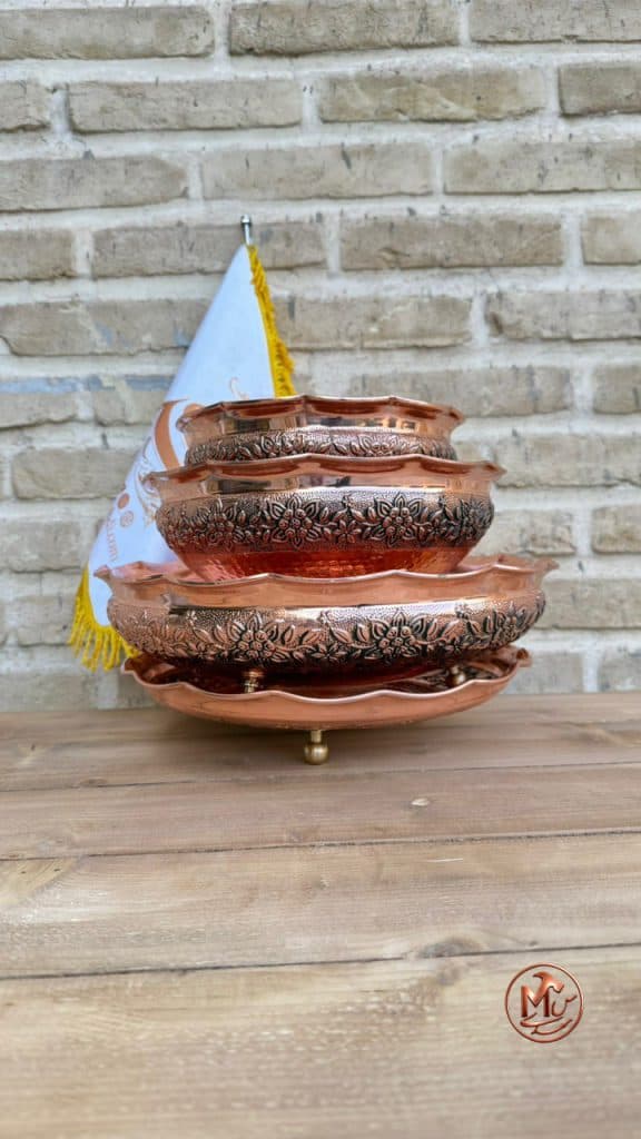 ست پذیرایی گلبرگ زنجان ۳ پایه — تصویر ۴