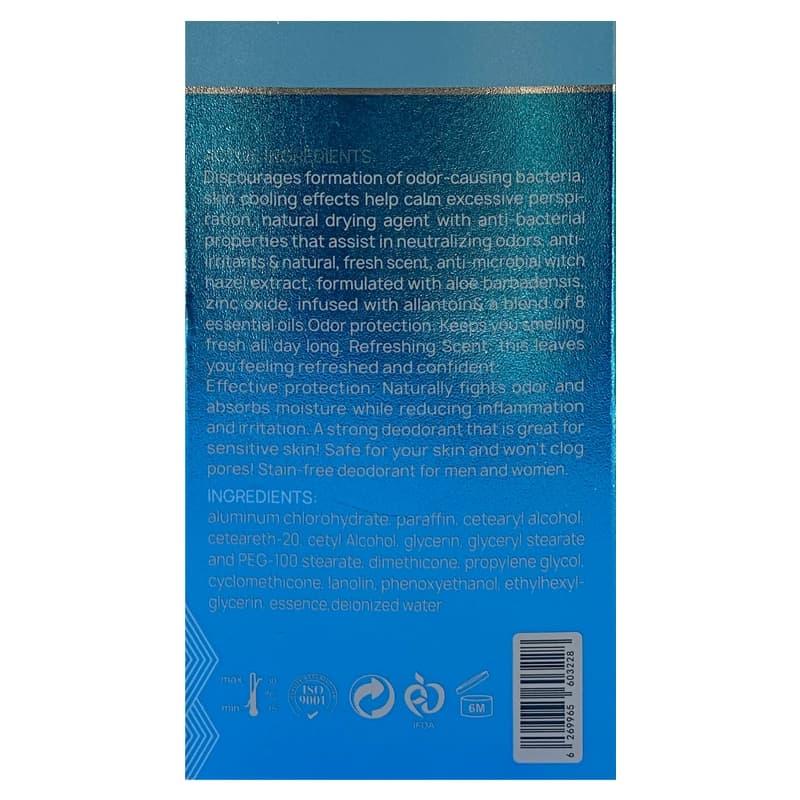 دئودرانت مردانه کلینیک کیندی(OCEAN BREEZE)| داروخانه روشا — تصویر ۵