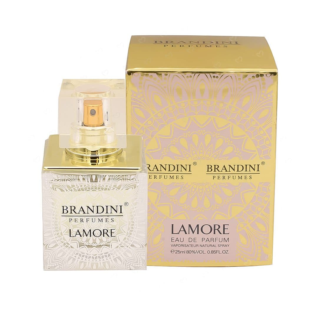 عطر جیبی زنانه برندینی مدل LAMORE حجم 25 میلی لیتر — تصویر ۲