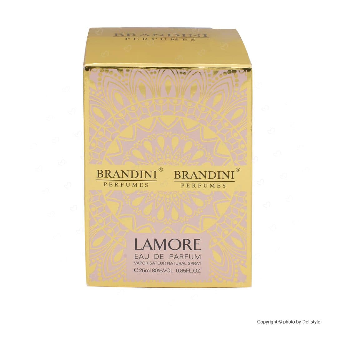 عطر جیبی زنانه برندینی مدل LAMORE حجم 25 میلی لیتر — تصویر ۵