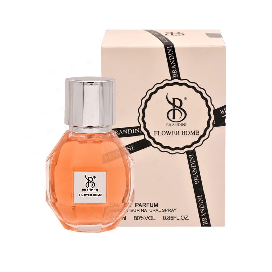 عطر جیبی زنانه برندینی مدل FLOWER BOMB حجم 25 میلی لیتر