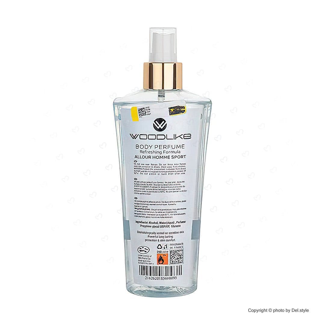 بادی اسپلش وودلایک Allure Homme Sport مردانه 250 میلی لیتر — تصویر ۴