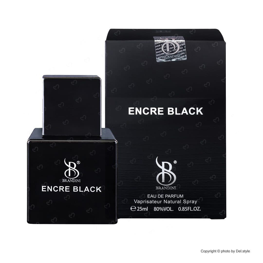 عطر جیبی مردانه برندینی مدل Encre black حجم 25 میلی لیتر — تصویر ۳