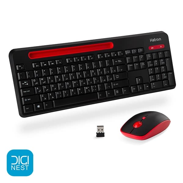 موس و کیبورد بی سیم Hatron HKCW135 — تصویر ۱۱