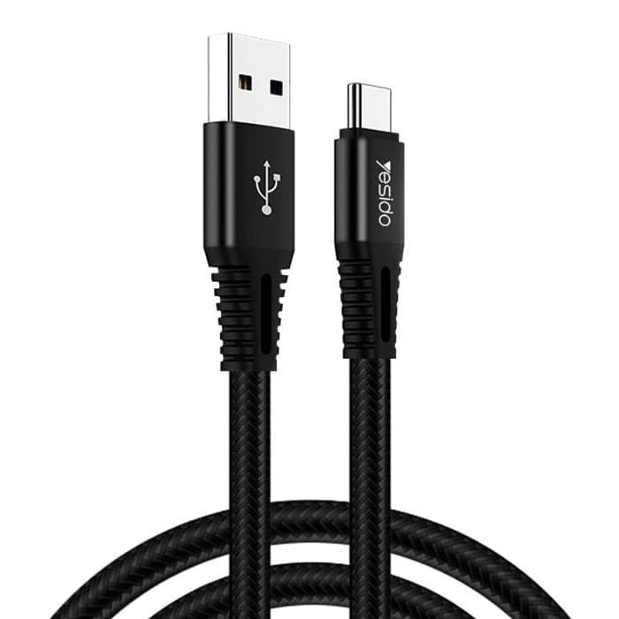 کابل USB به Type-C یسیدو YESIDO CA31 طول 1.2 متر 5 آمپر — تصویر ۱۰