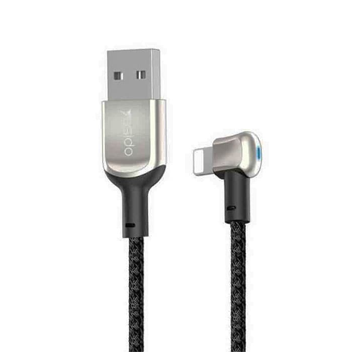 کابل USB به لایتنینگ یسیدو YESIDO CA39 طول 1.2متر 2.4 آمپر — تصویر ۸