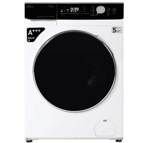 ماشین لباسشویی 10.5 کیلویی جی‌پلاس مدل GWM-K1048W