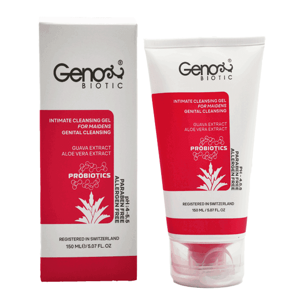 ژل بهداشتی پروبیوتیک ژنوبایوتیک مناسب دوشیزگان حجم 150 میلی لیتر — تصویر ۳
