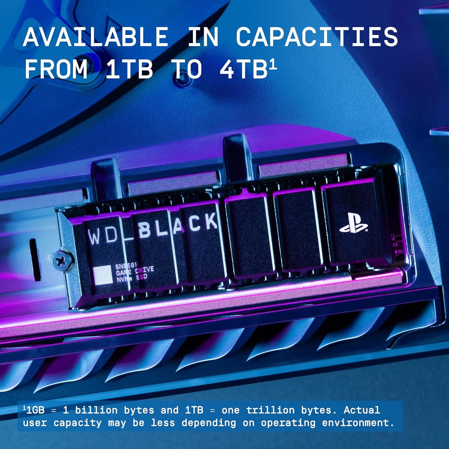 حافظه اس‌ اس‌ دی M.2 NVMe وسترن دیجیتال مدل WD Black SN850P for PS5 ظرفیت 4 ترابایت