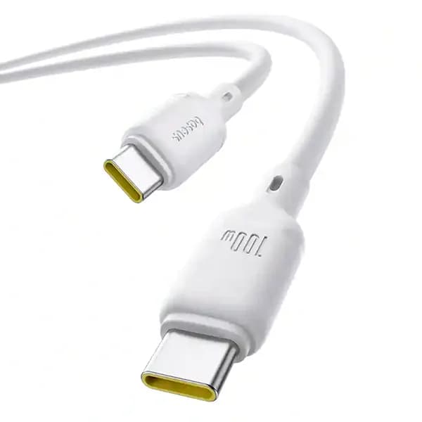 کابل شارژ دوسر تایپ سی 100 وات 2 متر بیسوس Baseus Silky Series CB000114 — تصویر ۷