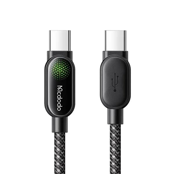 کابل شارژ دوسر تایپ سی 100 وات 1.2 متر مک دودو Mcdodo LightSync Cable CA-5620 — تصویر ۱۱