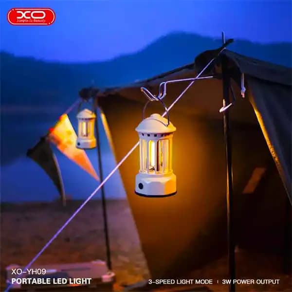 لامپ شارژی قابل حمل ایکس او XO YH09 PORTABLE LED LIGHT — تصویر ۸