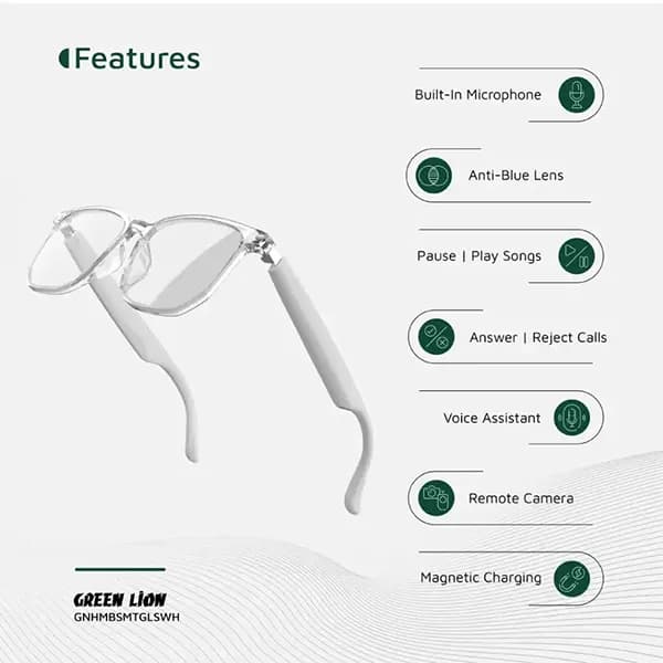 عینک هوشمند گرین لاین Green Lion Hamburg Smart Glasses — تصویر ۳