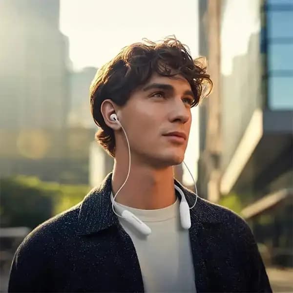 هندفری گردنی پاورولوژی Powerology Tonflex Enc Wireless Neckband PWLAUWNKBWH — تصویر ۸