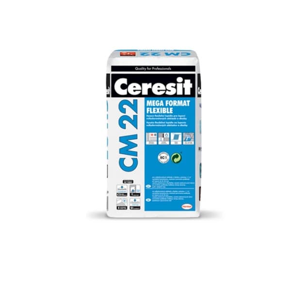 چسب کاشی اسلب پودری هنکل مدل Ceresit CM22 مناسب کاشی اسلب و استخر با چسبندگی بالا