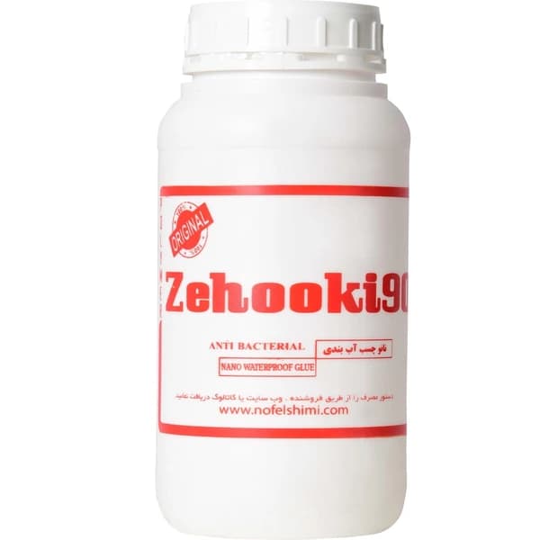 مابع چسب آب‌بندی سطوح سیمانی نوفل شیمی – Zehooki 90 حجم 1 لیتری — تصویر ۲