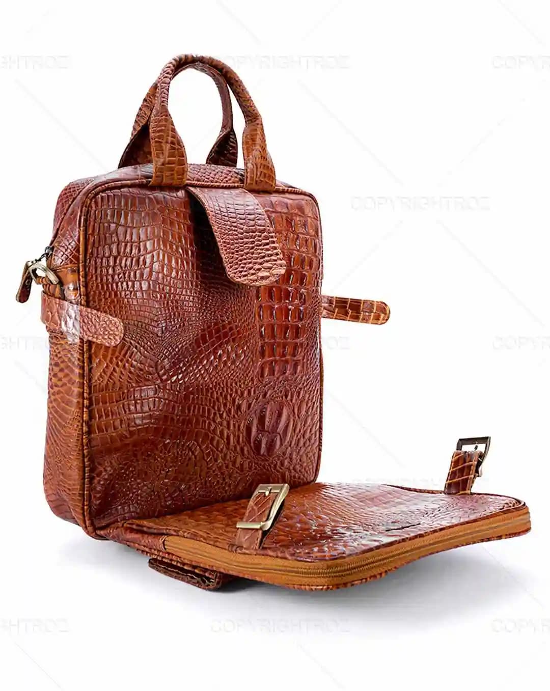 کیف دوشی و کوله پشتی چرم طبیعی طرح سودا مدل 1478 — تصویر ۱۱
