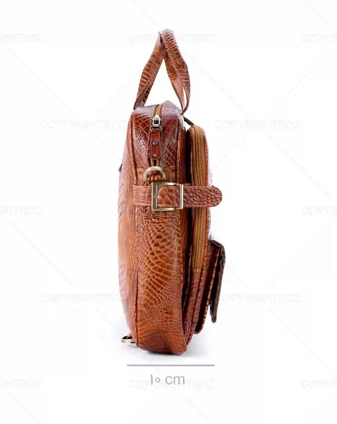 کیف دوشی و کوله پشتی چرم طبیعی طرح سودا مدل 1478 — تصویر ۵