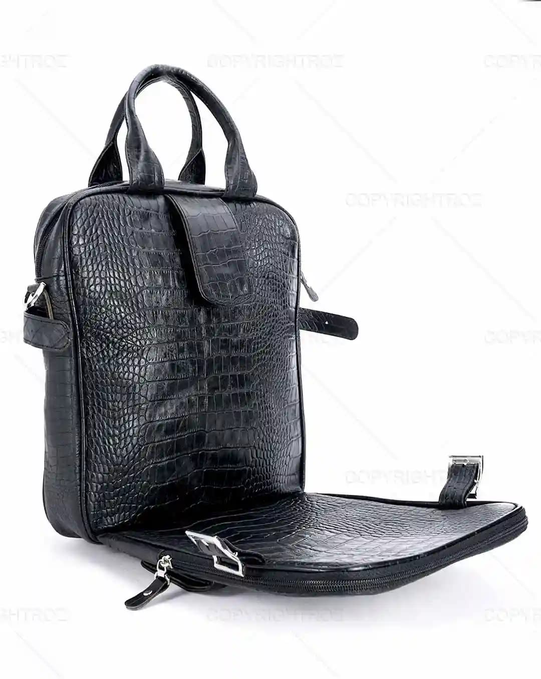 کیف دوشی و کوله پشتی چرم طبیعی طرح سودا مدل 1477 — تصویر ۱۱