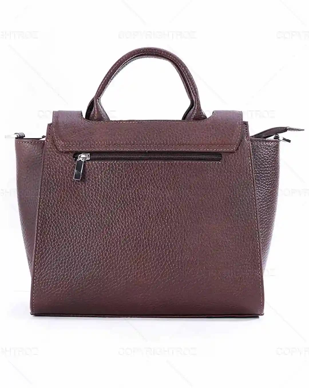 کیف دوشی زنانه چرم طبیعی طرح دیان مدل 1475 — تصویر ۱۲