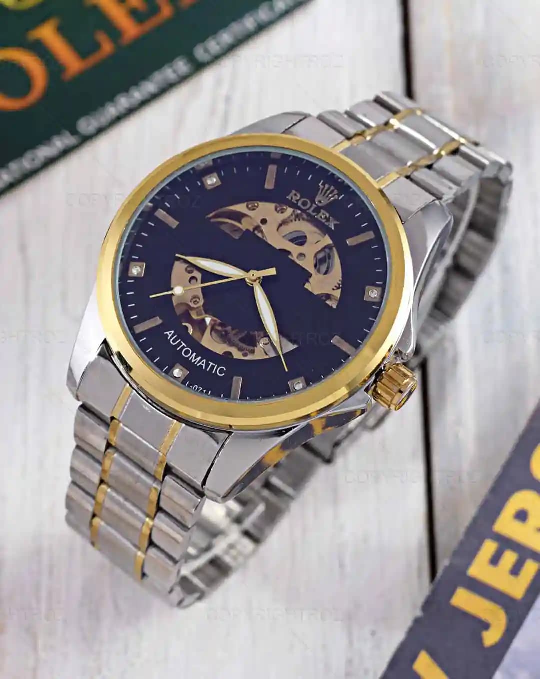 ساعت مچی اتوماتیک رولکس ROLEX طرح اسکلتون مدل 1467 — تصویر ۱۱