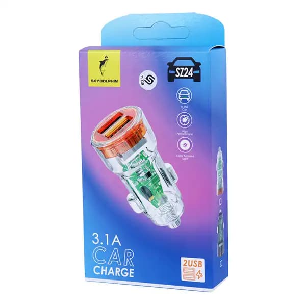 شارژر فندکی 15W اسکای دلفین مدل SZ24 — تصویر ۱۰