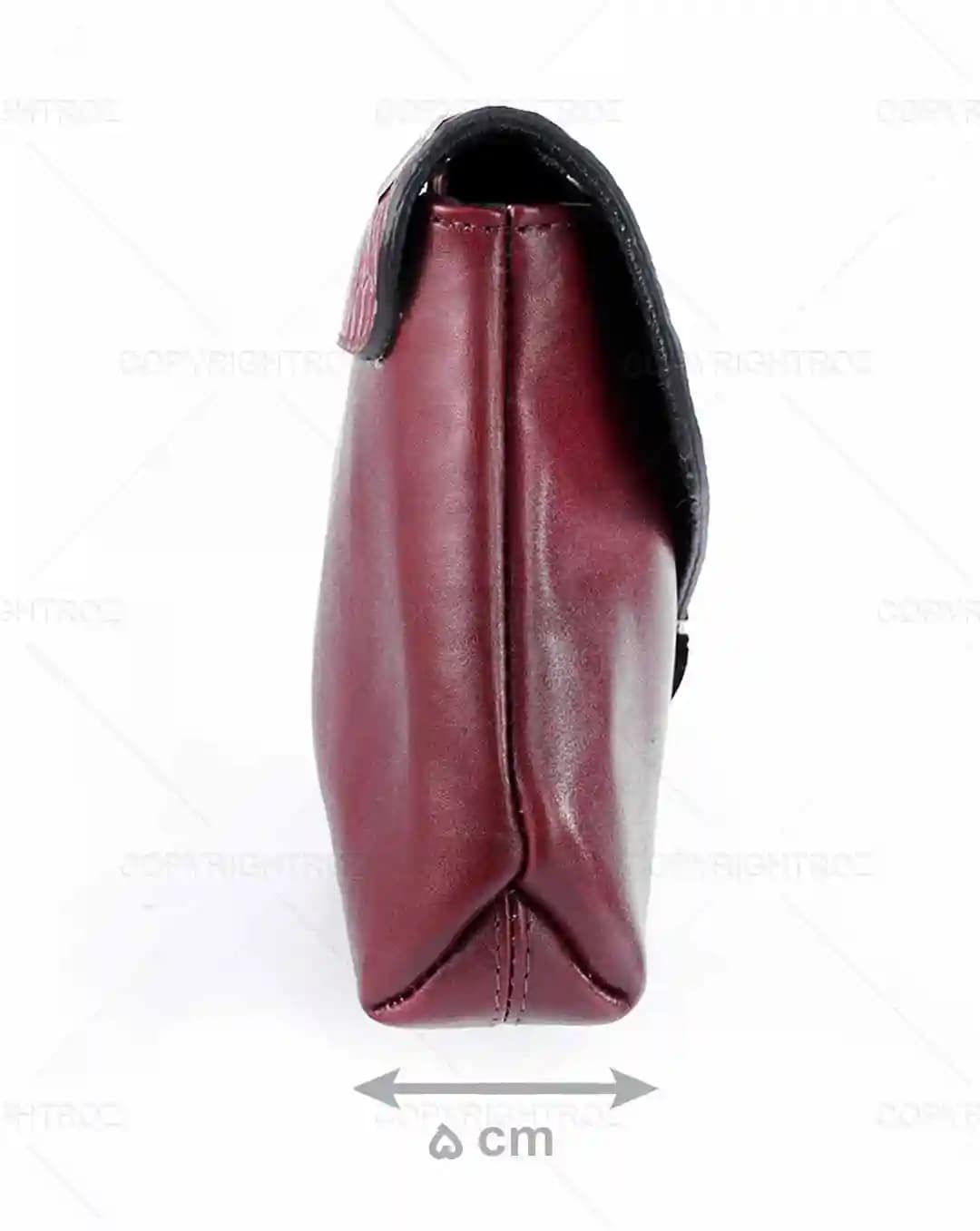 کیف دوشی زنانه چرم طبیعی طرح دریا مدل 1434 — تصویر ۵