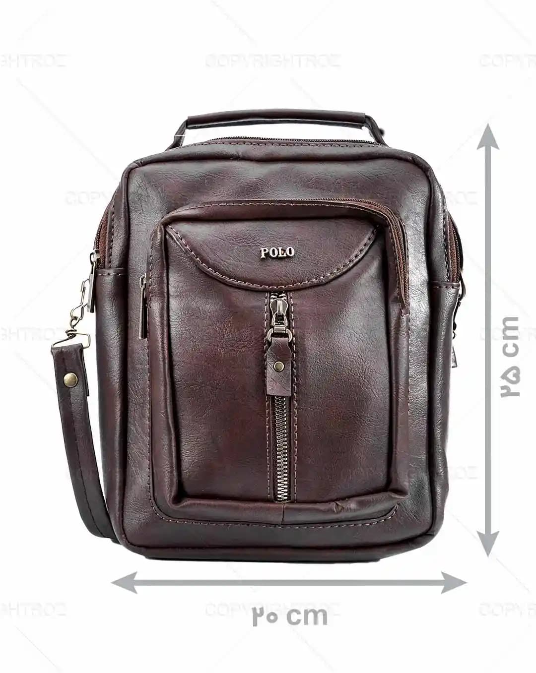 کیف دوشی چرمی پولو POLO مدل 1426 — تصویر ۹