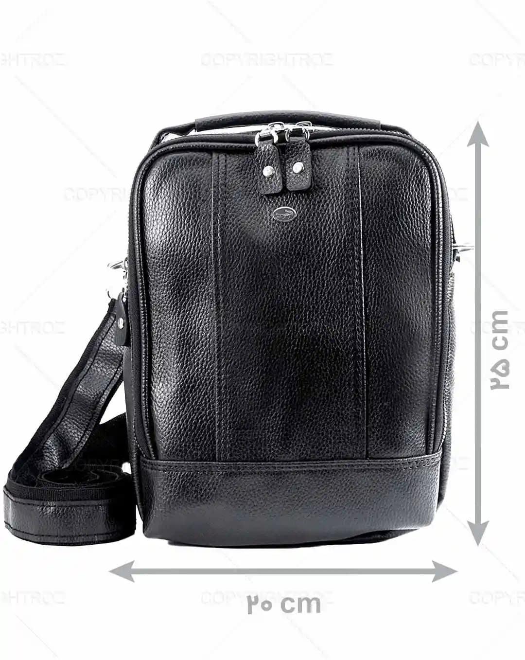 کیف دوشی چرمی لاگوست LACOSTE مدل 1425 — تصویر ۱۱