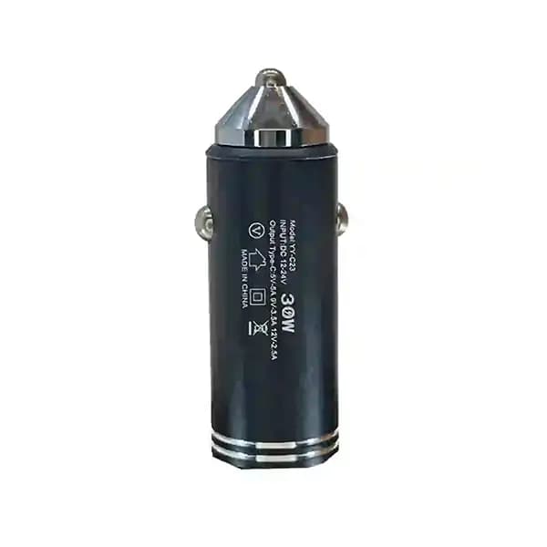 شارژر فندکی فست شارژ 30 وات مدل YY-C23 — تصویر ۵
