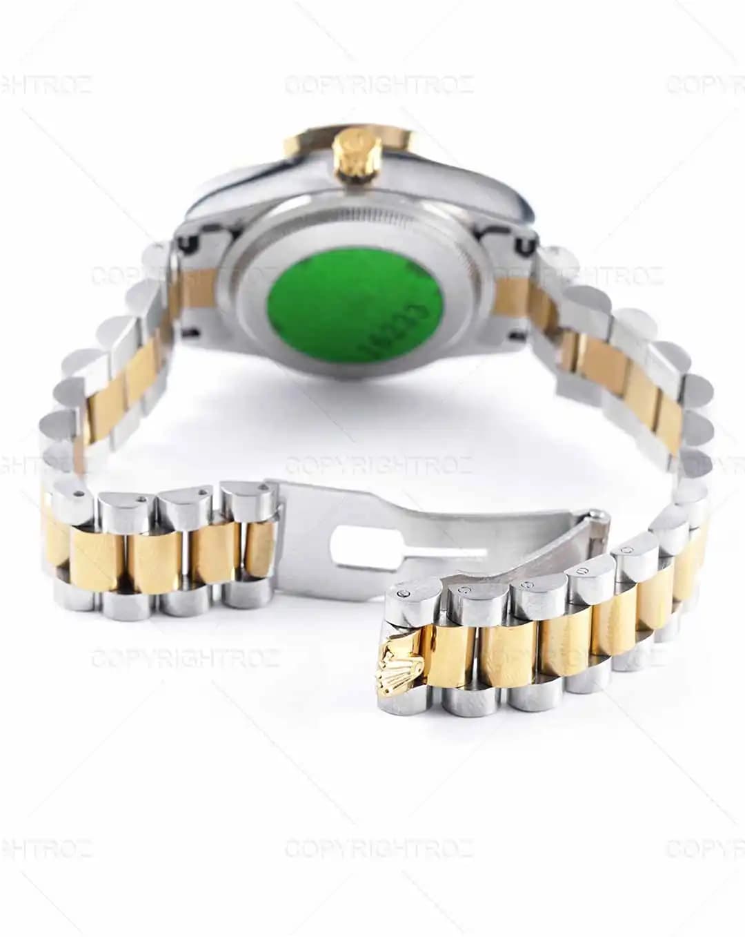 ساعت مچی زنانه رولکس ROLEX طرح دیت جاست مدل 1411 — تصویر ۹