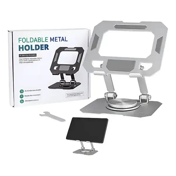 هولدر موبایل و تبلت فلزی مدل Foldable metal holder — تصویر ۹