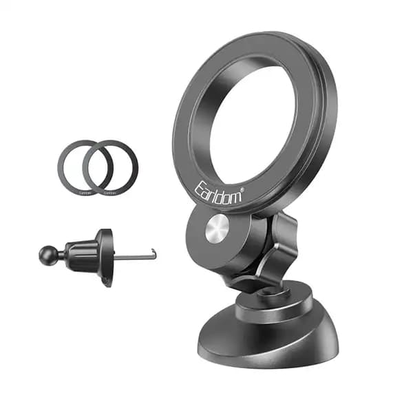 پایه نگهدارنده گوشی موبایل ارلدام مدل 2IN1 AIR/Clip EH322 — تصویر ۲
