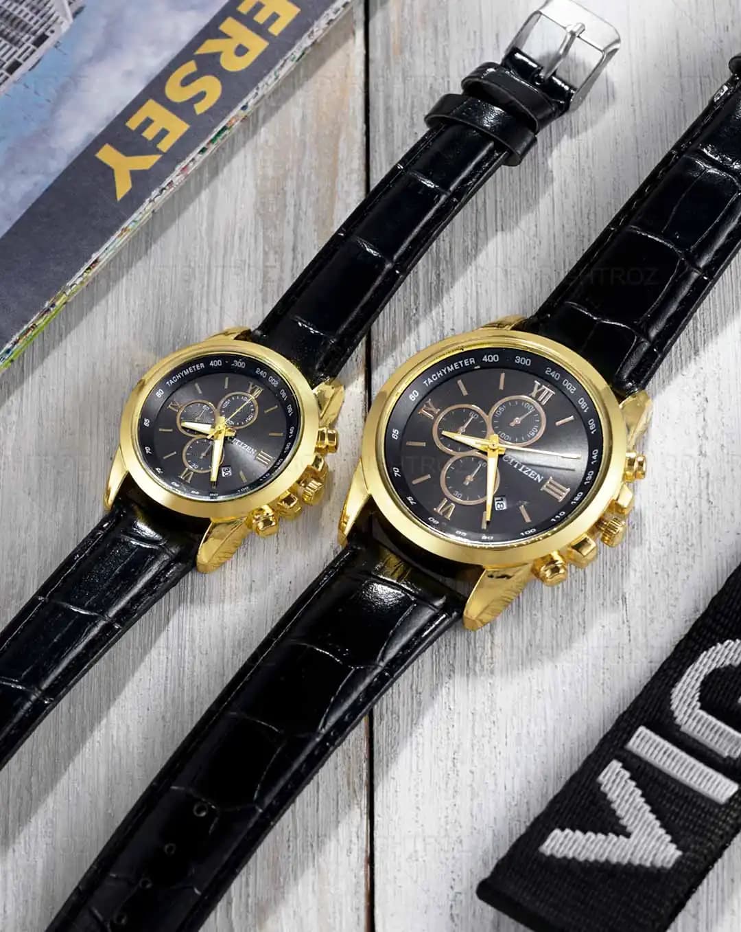 ست ساعت مچی سیتیزن CITIZEN طرح 3 موتوره مدل 1367 — تصویر ۶
