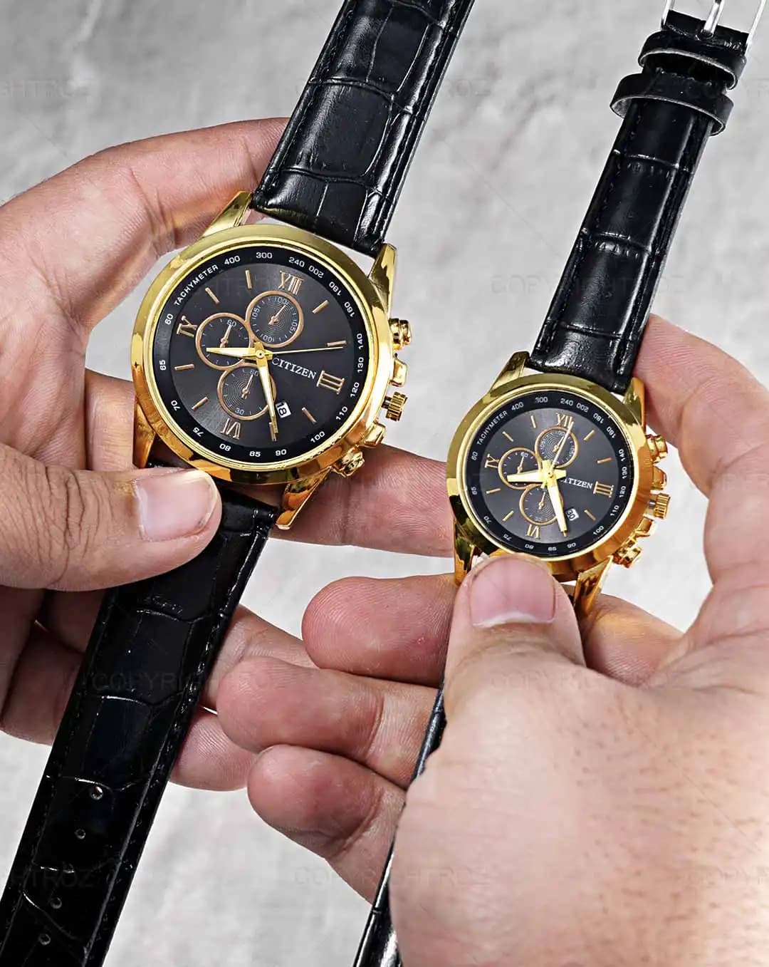 ست ساعت مچی سیتیزن CITIZEN طرح 3 موتوره مدل 1367 — تصویر ۹