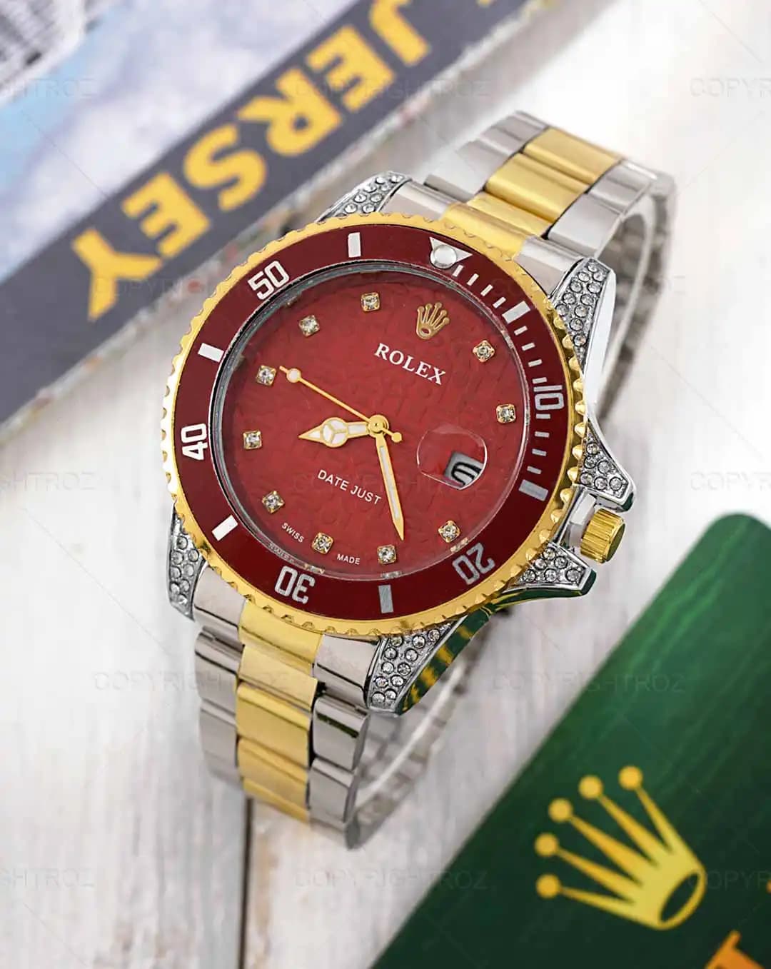 ساعت مچی مردانه رولکس ROLEX طرح DATEJUST مدل 1362 — تصویر ۵