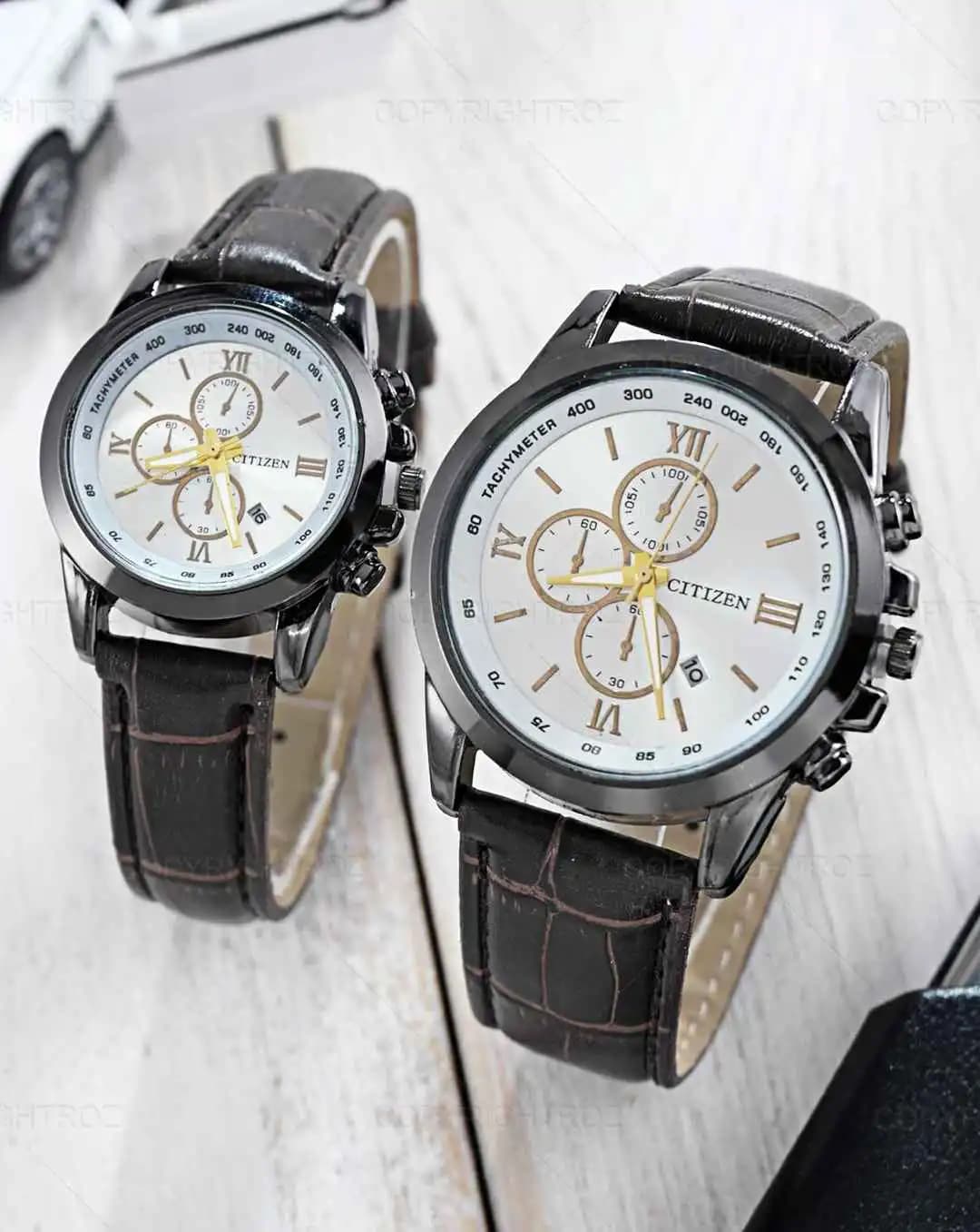ست ساعت مچی سیتیزن CITIZEN طرح 3 موتوره مدل 1358 — تصویر ۱۲