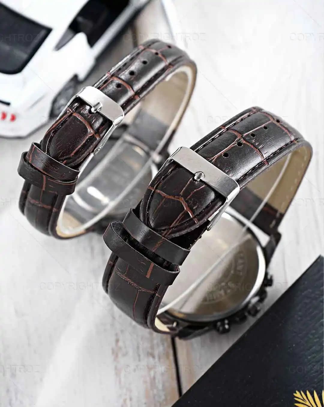 ست ساعت مچی سیتیزن CITIZEN طرح 3 موتوره مدل 1358 — تصویر ۶