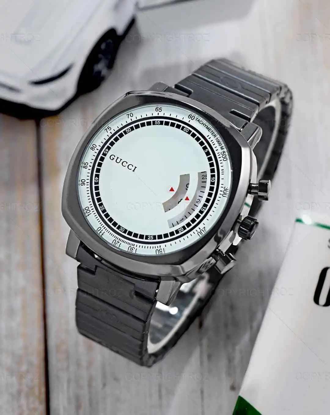 ساعت مچی مردانه گوچی GUCCI مدل 1356 — تصویر ۹