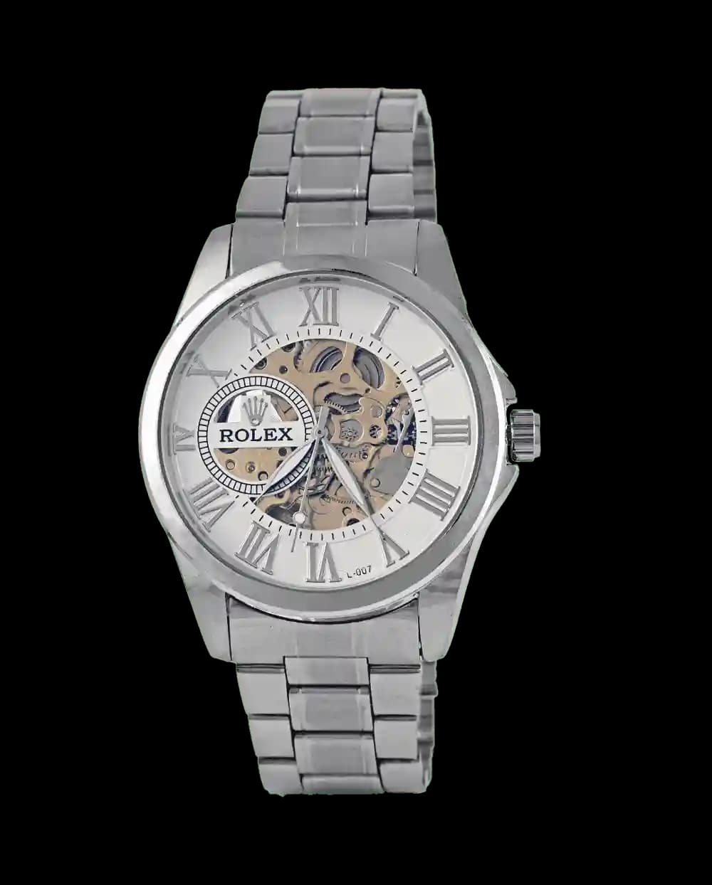 ساعت مچی اتوماتیک و کوکی رولکس ROLEX طرح اسکلتون مدل 1348
