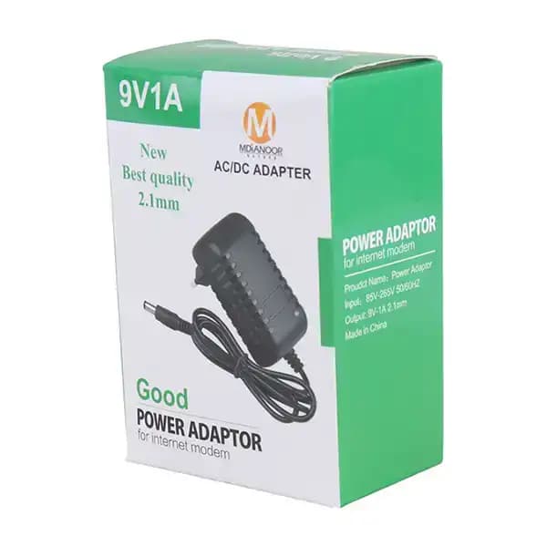 آداپتور برق 9V 1A Mdianoor مدل SH1059 — تصویر ۵