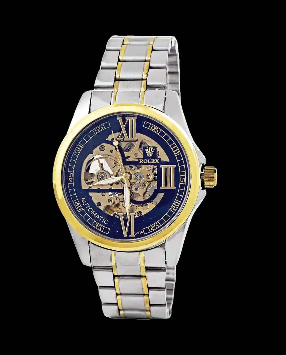 ساعت مچی اتوماتیک و کوکی رولکس ROLEX طرح اسکلتون مدل 1344 — تصویر ۲