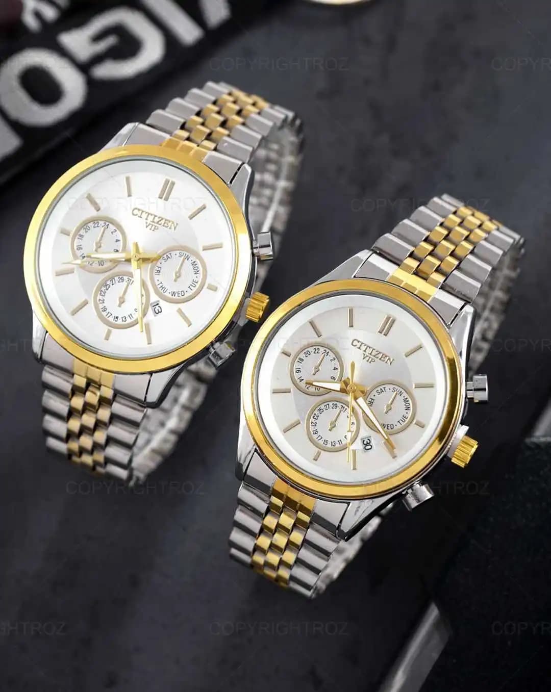 ست ساعت مچی سیتیزن CITIZEN طرح VIP مدل 1336 — تصویر ۱۱
