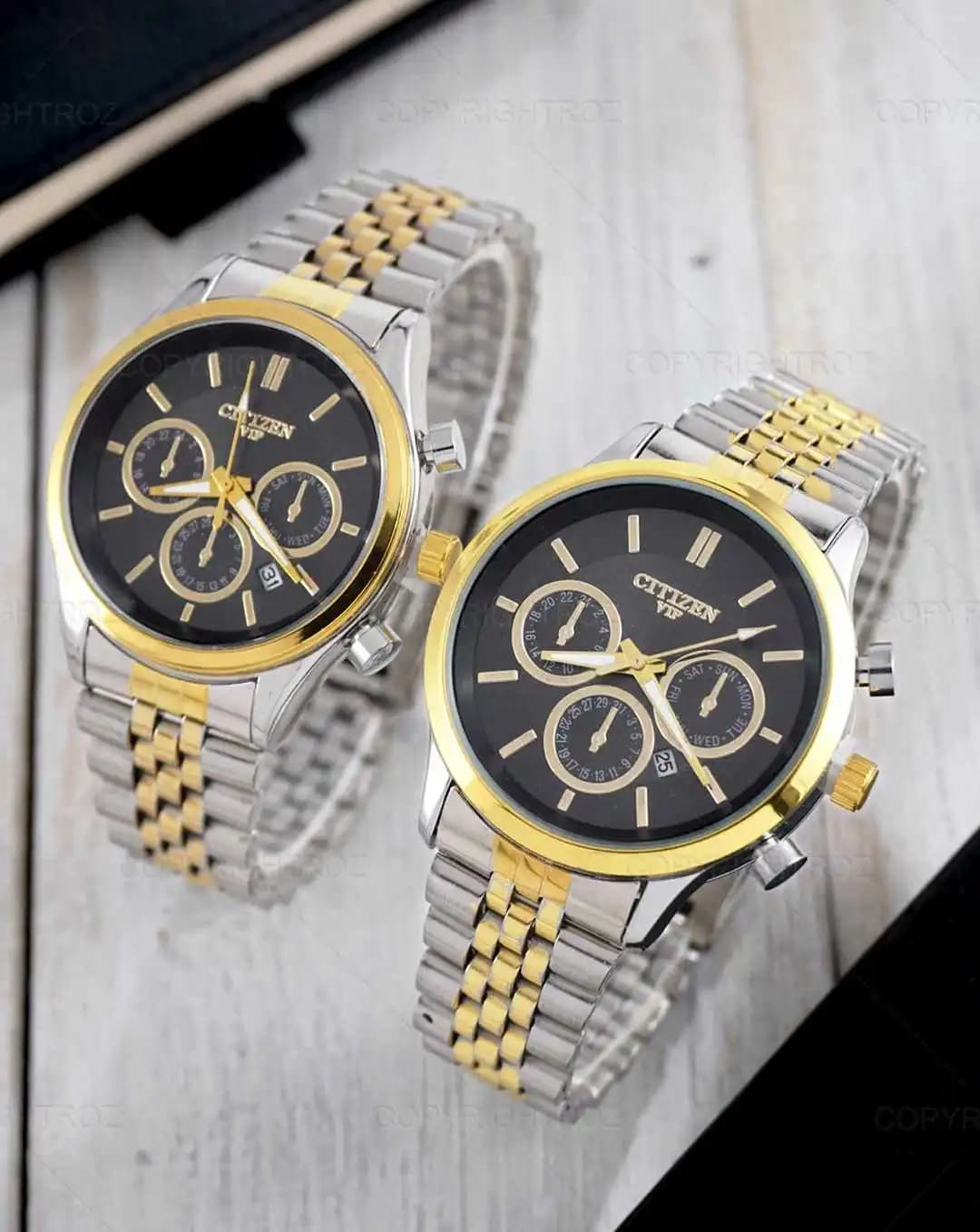 ست ساعت مچی سیتیزن CITIZEN طرح VIP مدل 1333 — تصویر ۱۱