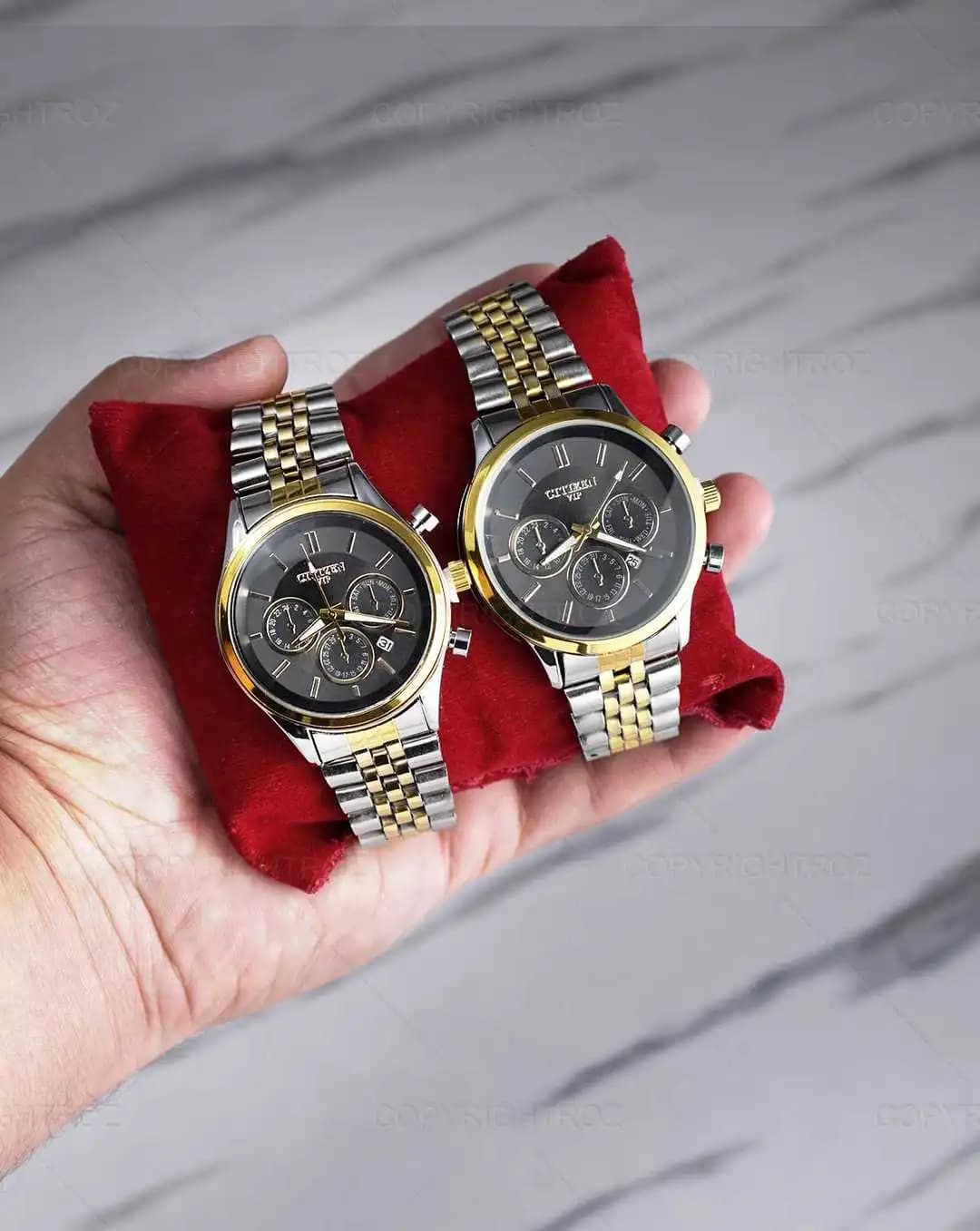 ست ساعت مچی سیتیزن CITIZEN طرح VIP مدل 1333 — تصویر ۷